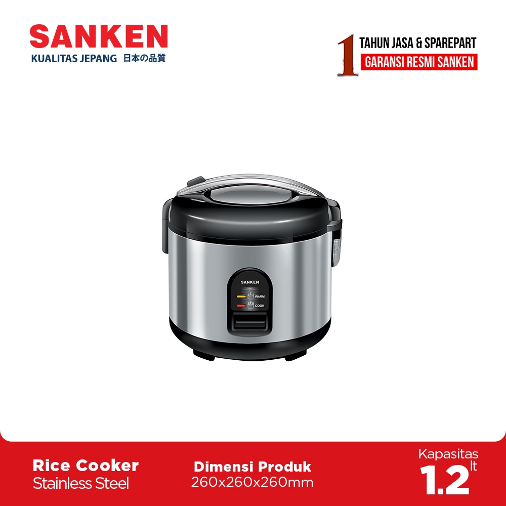 Sanken Rice Cooker 1.2 Liter SJ-150 Hitam Magic Com