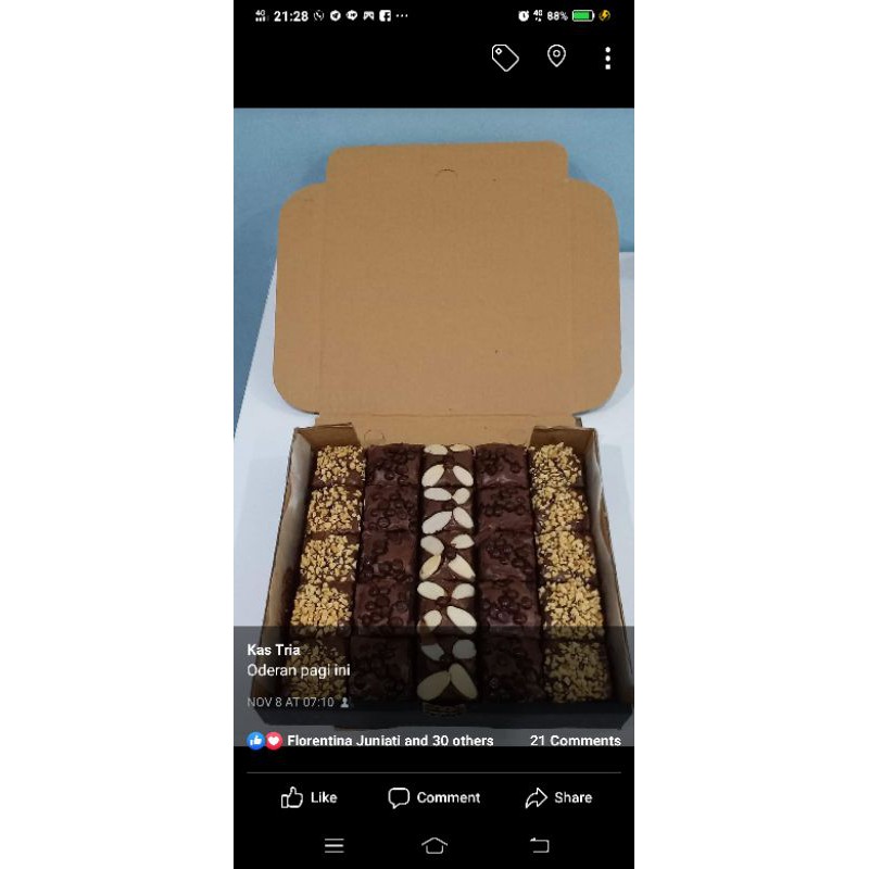 

Brownies Topping Suka Suka