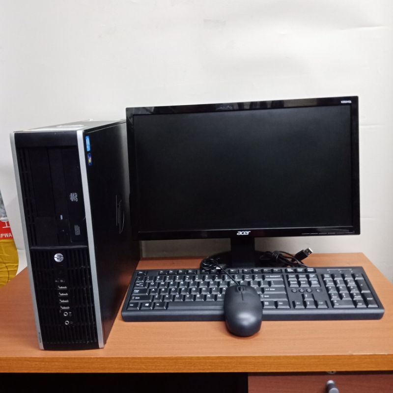 Paket KOMPUTER CPU PC Hp 6300/8300 DESTOP BUIL UP/ Core i5-3470 3.20ghz/ram 4gb hdd/500gb MONITOR 19&quot;INCH+ keyboard mouse +WINS 10 SIAP PAKEI