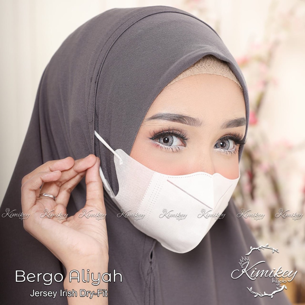 JILBAB  INSTAN BERGO ALIYAH KIMIKEY SIRIA NON PAD-1