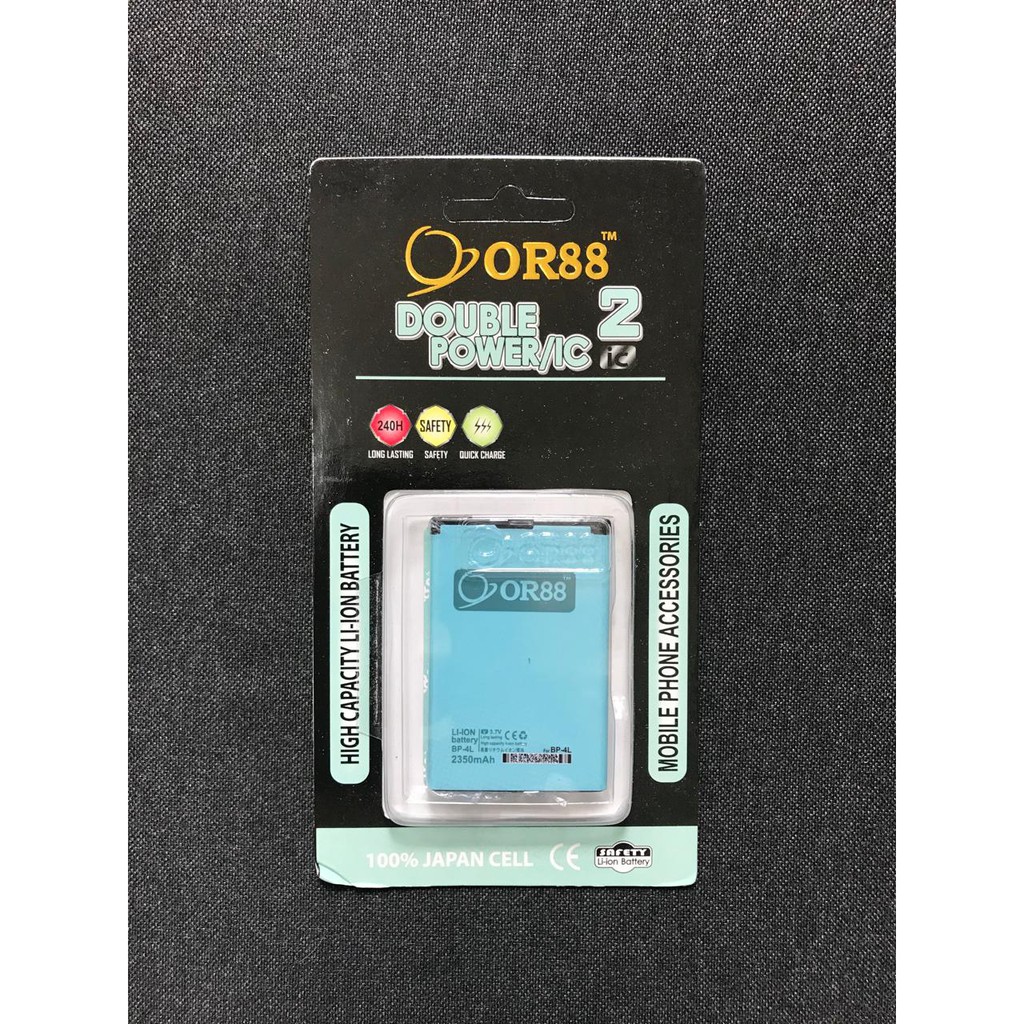 Baterai Batre Battery Double Power IC Nokia BP 4L 6 E6i E63 E71 E72 E73 Mode E90 N97 OR88/Oriens88