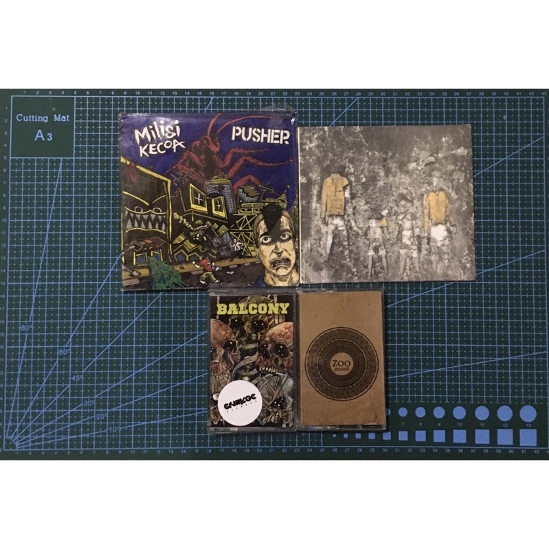 Kaset Balcony, Kaset Zoo, CD Milisi Kecoa, CD Melancholic Bitch