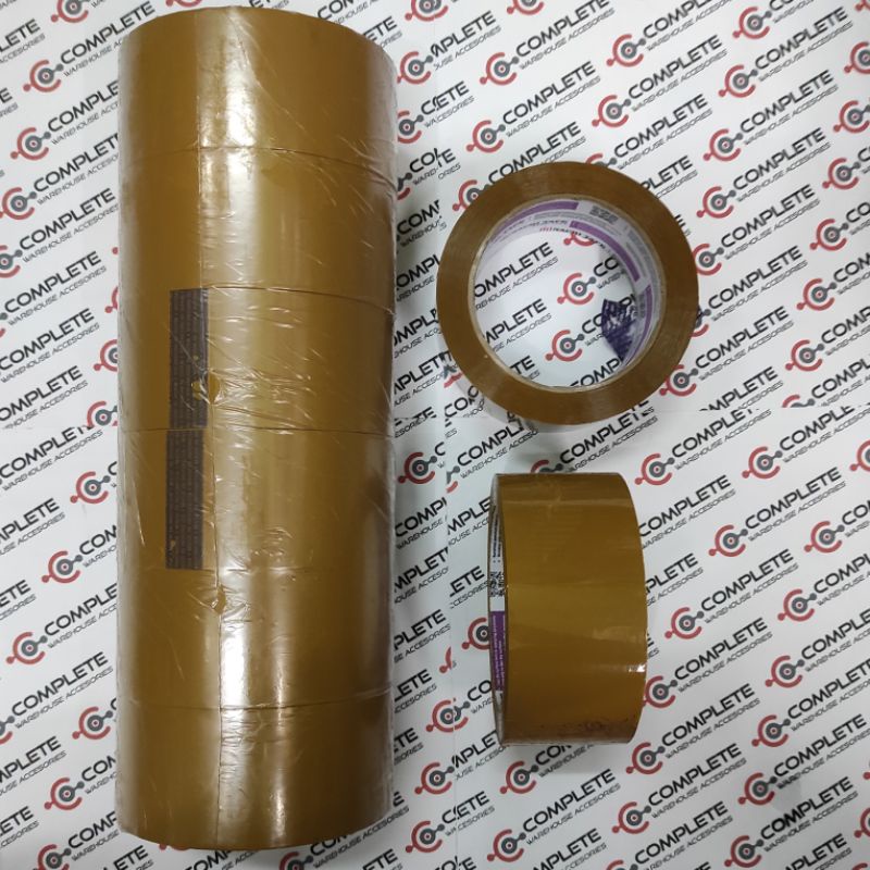 

LAKBAN COKLAT BESAR 2 INCHI TEBAL 90 YARD CK | ISOLASI COKLAT BESAR