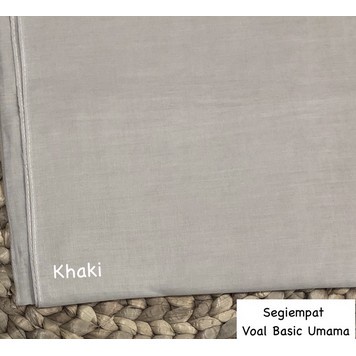 Godiva96 - UMAMA BASIC VOAL HIJAB / JILBAB MEDAN PART 1-U.BV. Khaki