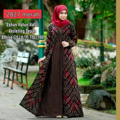 Gamis Batik Manggar, Padi,sekar,cantik,kubis,kipas,daun,kupu,nadine,gendis,kawung,termurah