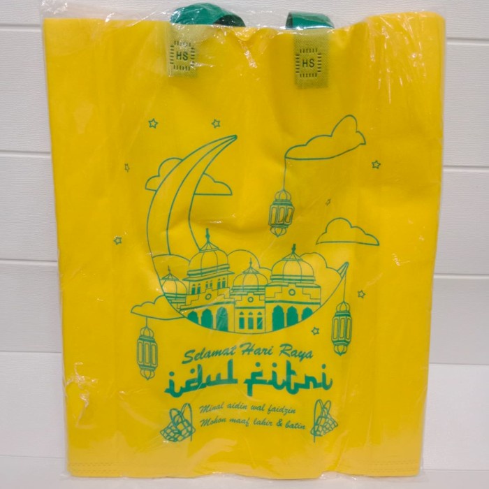 

✨ BISA COD ✨ 0TAS SPON BON IDUL FITRI UK.38 X 45 cm ISI 1 LS - Kuning