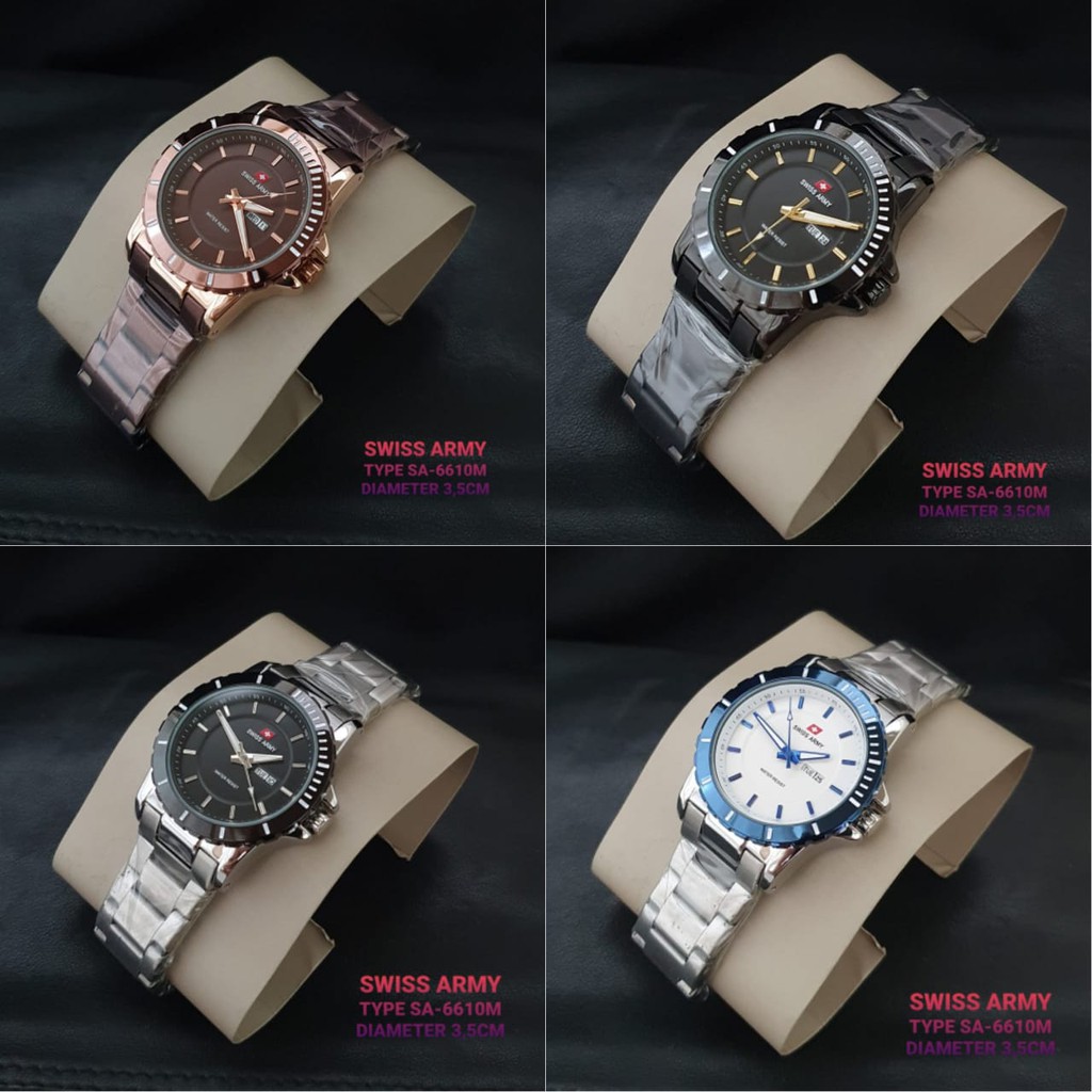 Jam tangan wanita rantai SA-6610 stainless stell include box