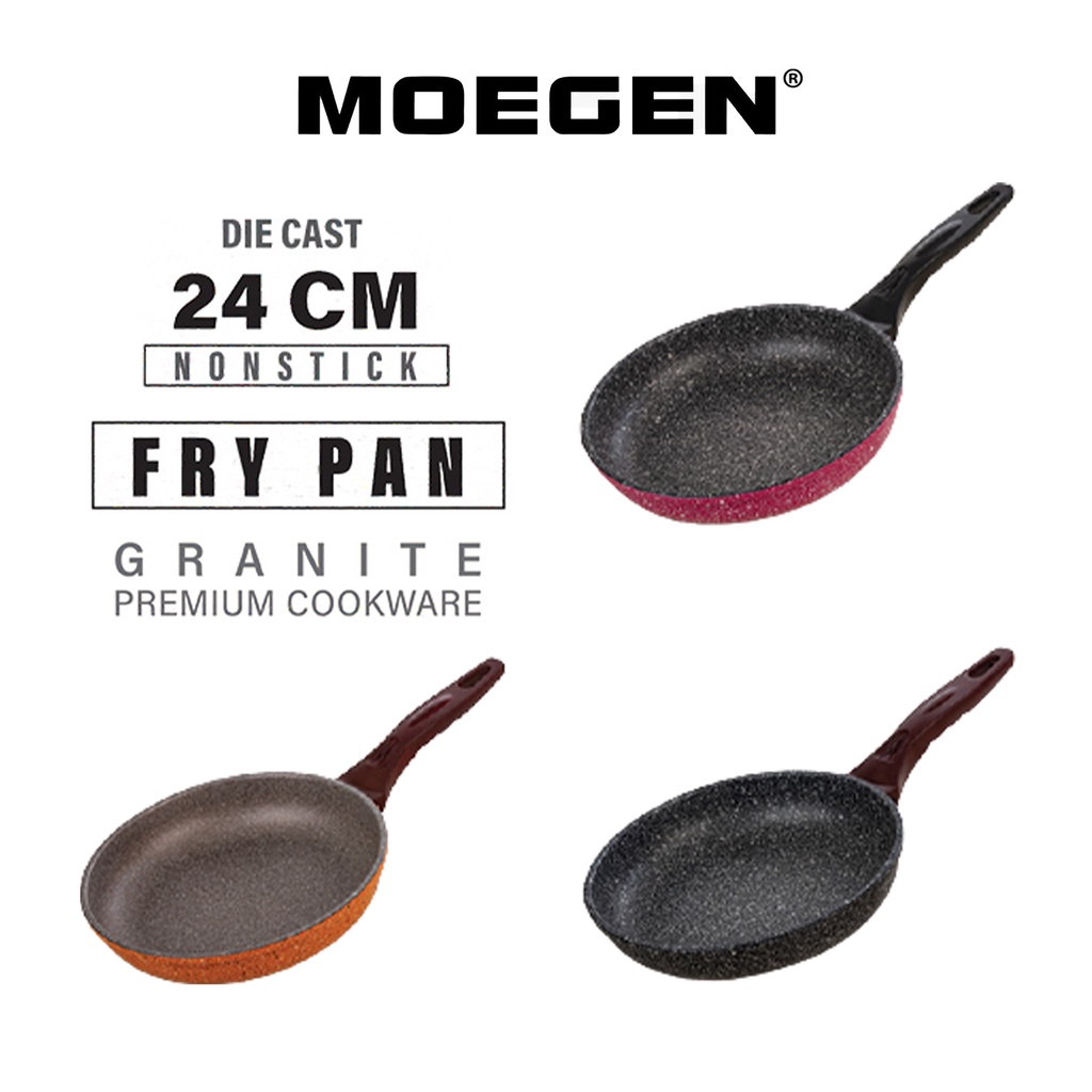 ORIGINAL MOEGEN Germany fry pan 24cm granite series anti lengket original