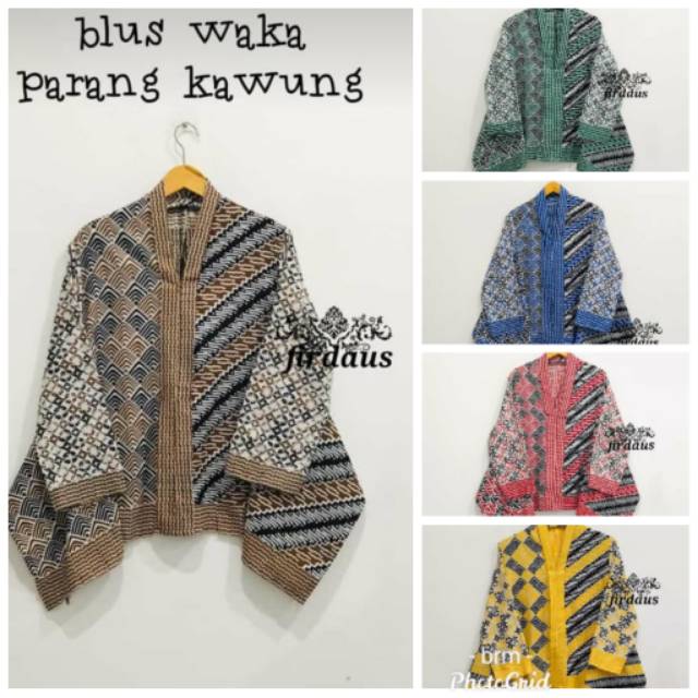 RESTOCK Blus waka kartini parang kawung