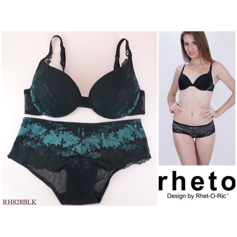 CC Retho Bra set renda hijau // BH dan Celana Dalam wanita