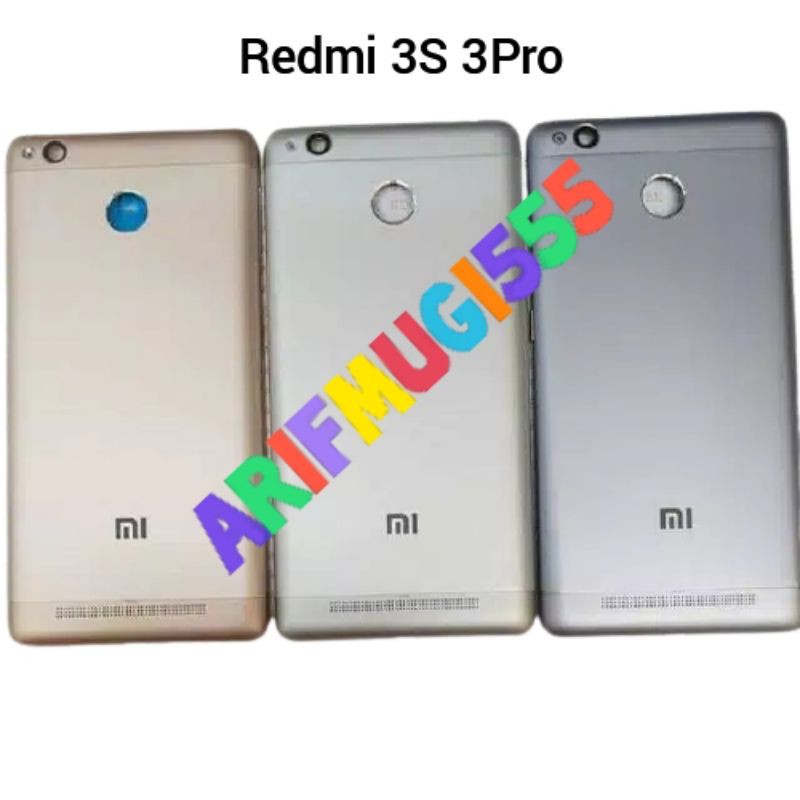 BACKDOOR XIAOMI REDMI 3S /TUTUP BELAKANG XIAOMI REDMI 3 PRO ORIGINAL