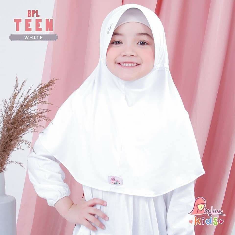 Hijab Sekolah Anak Serut Polos BPL TEEN Miulan SD Kelas 3-6