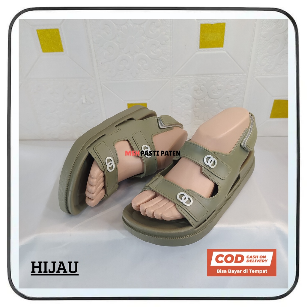 HYS Sepatu Sandal Jelly  Tali Wanita Dewasa