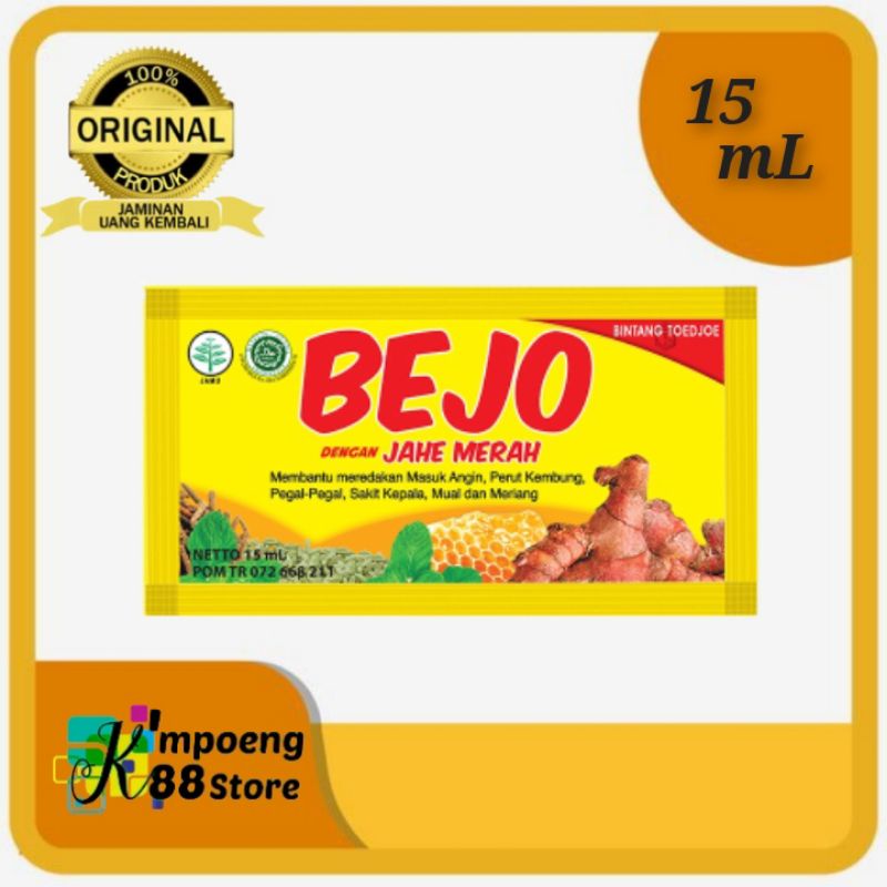 

Bejo Herbal Jahe Merah Bintang Toedjoe 1 Sachet @ 15mL