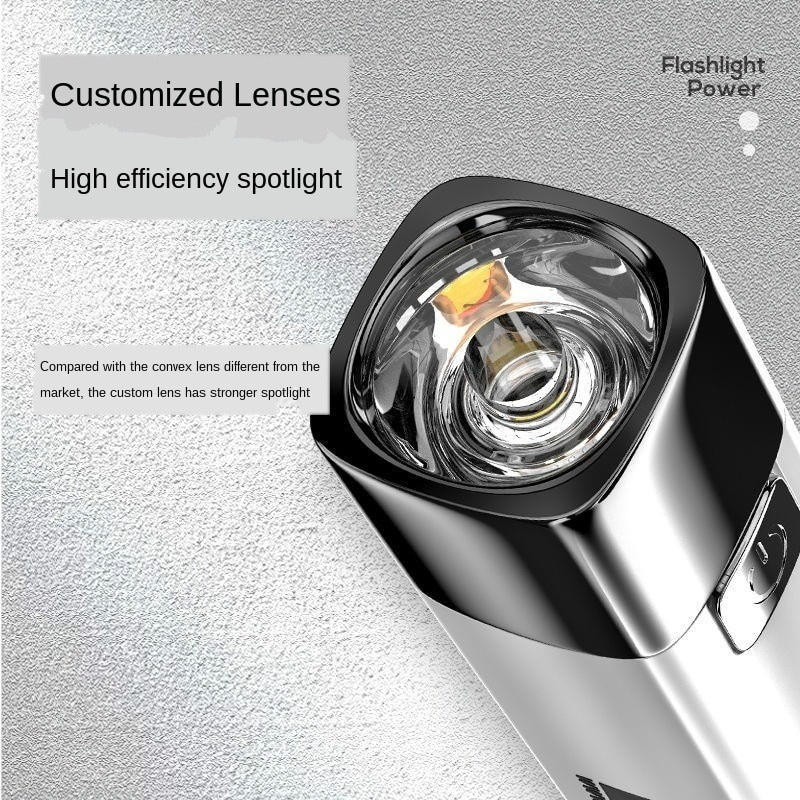Senter LED Mini Flashlight Bright USB Rechargerable 5W - YT-81025