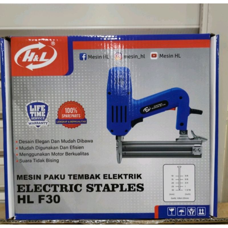 

H&L Mesin Paku Tembak Listrik Stapler / Staples Elektric HL F30