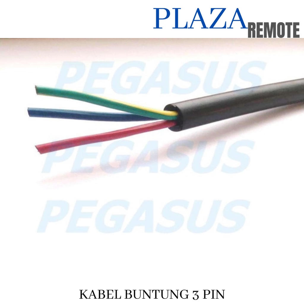 2.5 METER KABEL STEKER ARDE BUNTUNG 3PIN TEBAL 3 X 0.75 POMPA GERINDA BOR