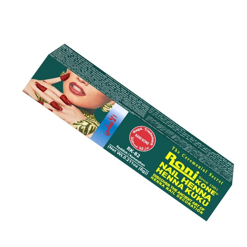 Ranikone Henna 82 Nail Decoration Paste Green Pack 6g Ranikone Henna 82 Nail Decoration Paste Green Pack 6g