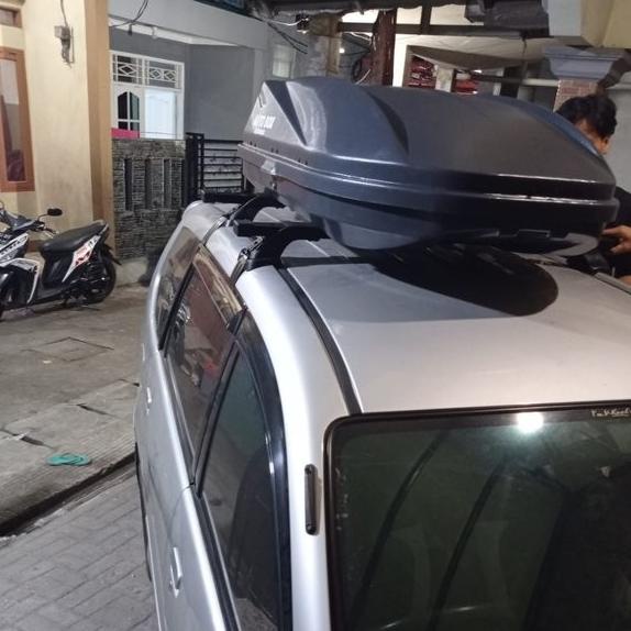 Paket Roofbox & Crossbar Autobox 450 Liter