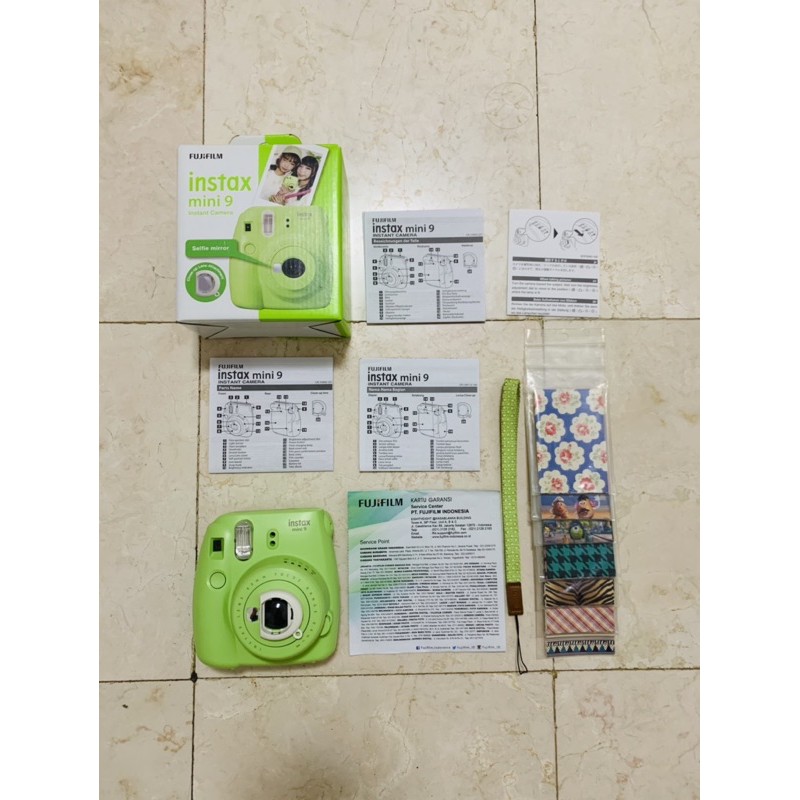 INSTAX MINI 9 PRELOVED (LIME GREEN) // PRELOVED INSTAX