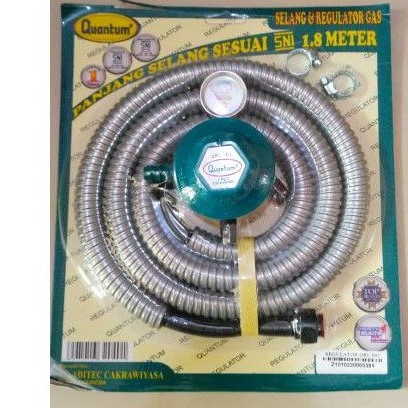 regulator dan selang gas paket quantum