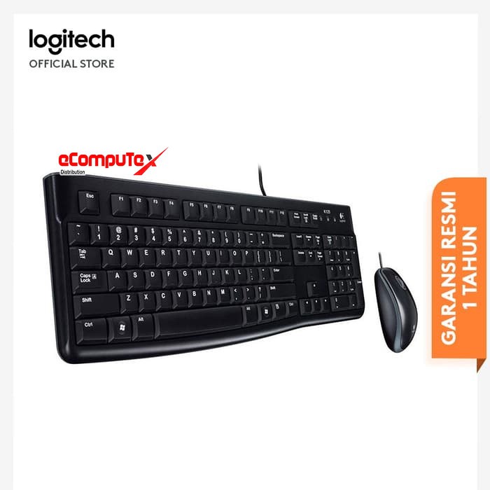 KEYB + MOUSE USB LOGITECH MK120 (GARANSI RESMI)