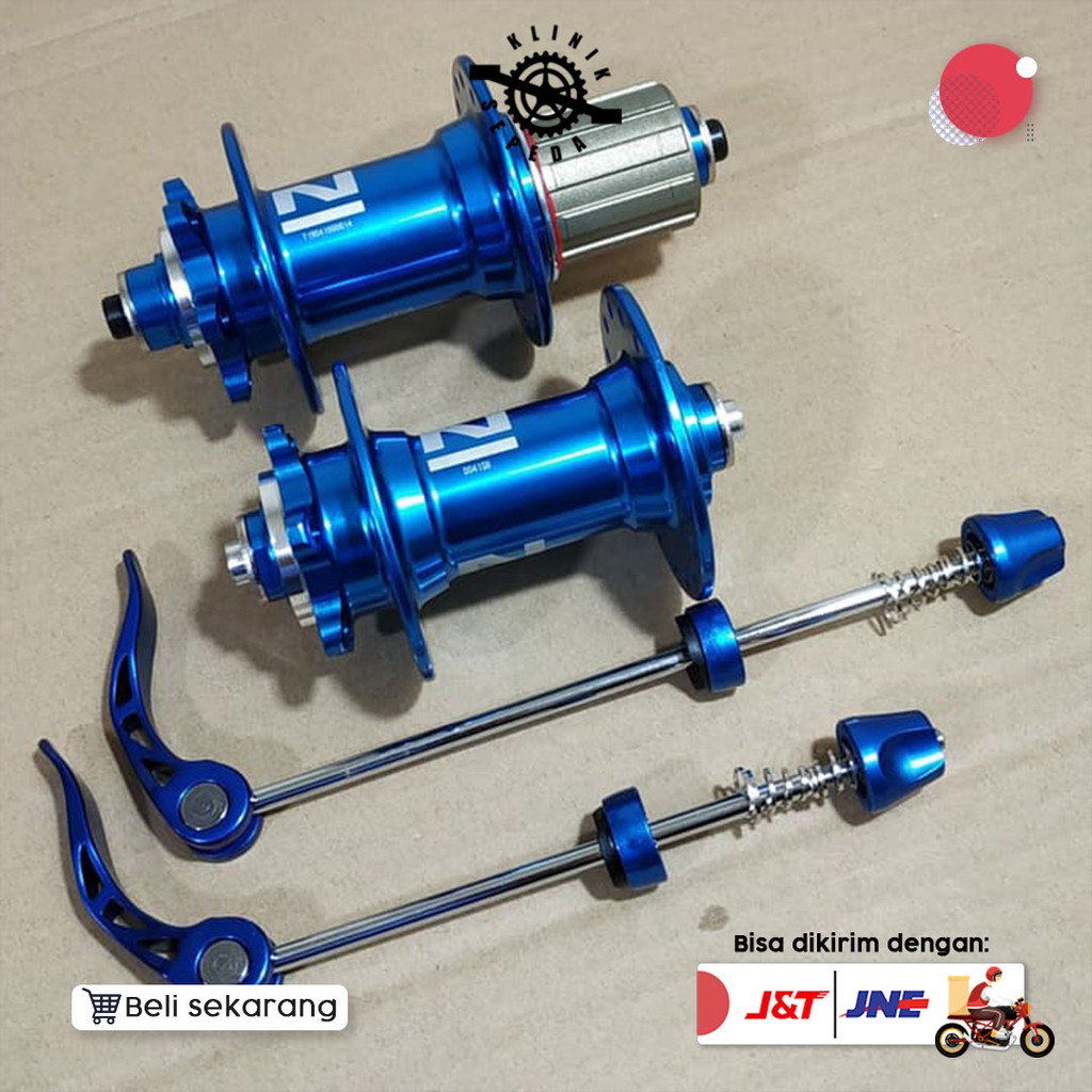 Hub Freehub Novatec 32H Biru Komponen Sepeda Perlengkapan Sepeda - New