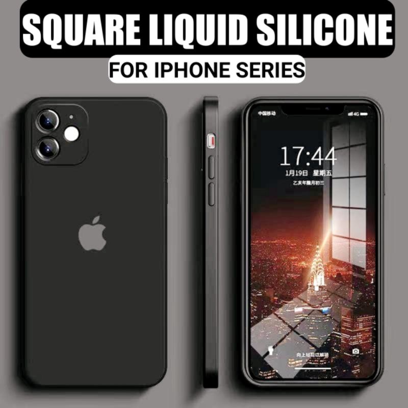 Case Square Liquid Silicone For iPhone 7 plus, 8 plus, x/xs, xr, xsmax, 11,11pro, 12/13pro 12/13 pro max