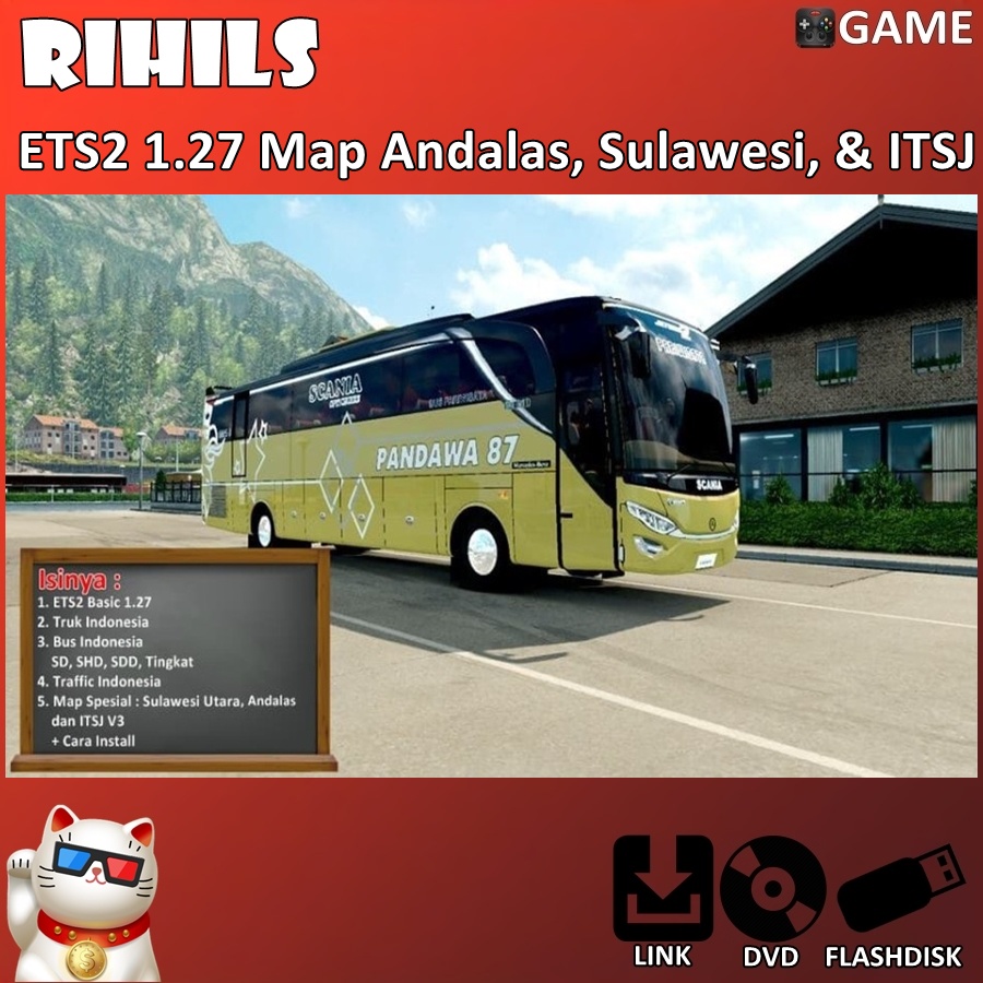 ETS2 1.27 Paket Lengkap Game Bus Truk Simulator Indonesia PC Laptop
