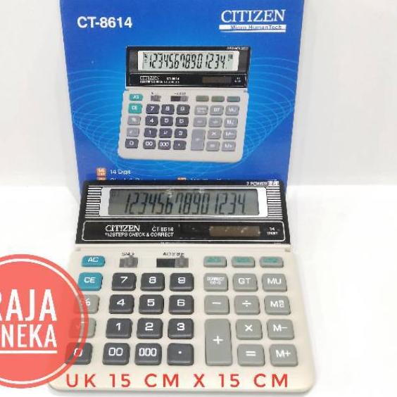 

Hot Sale Kalkulator Citizen Ct 8614 . Kalkulator Citizen 14 Digit Calculator dengan 000 tiga nol 0 CT8614 시