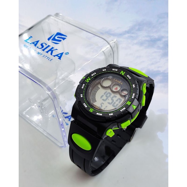 JAM TANGAN COWOK CEWEK SPORTY ORIGINAL WATER RESIST LASIKA NEW LIMITED EDITION