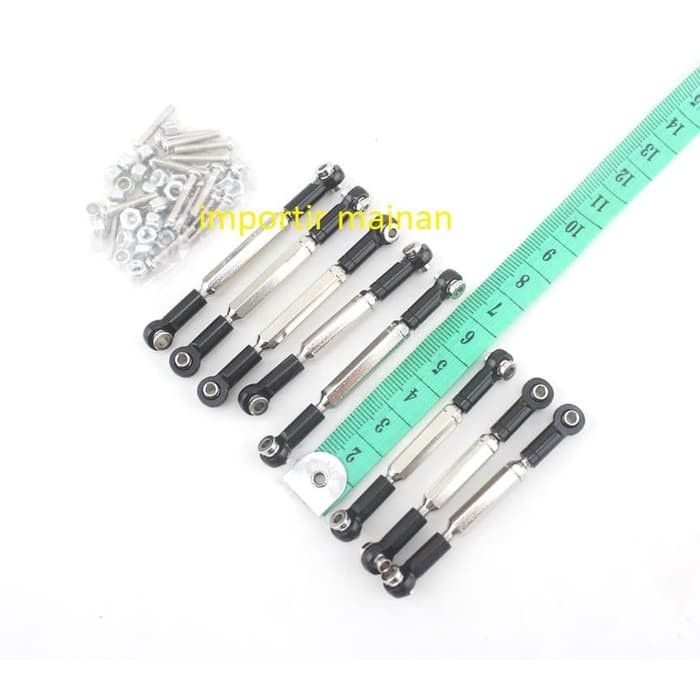BT207 metal pull rod 8pcs WPL rc car WPL B16 C24 MN90 FY002 FY003 JJRC