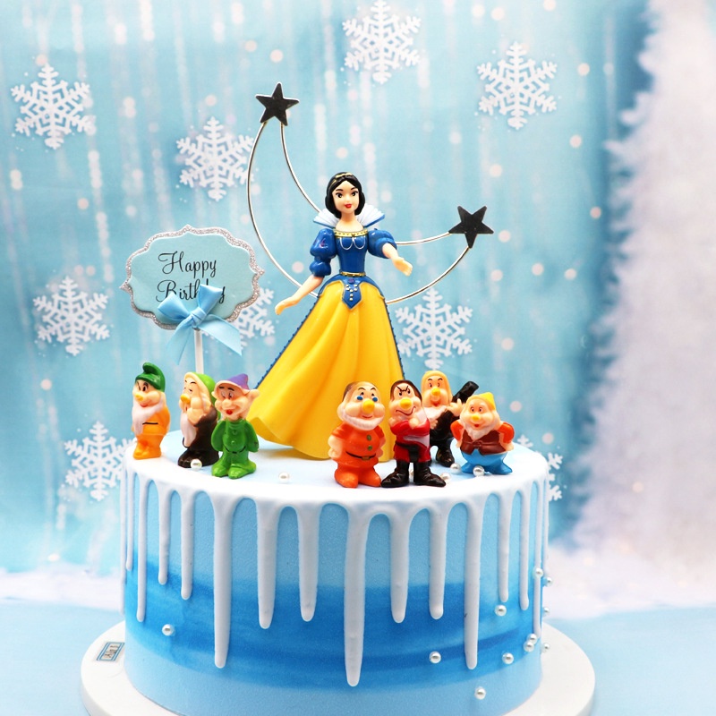 8pcs Snow White and the Seven Dwarfs Figures 8pcs/Set Miniatures Kids Fans Gift Toys