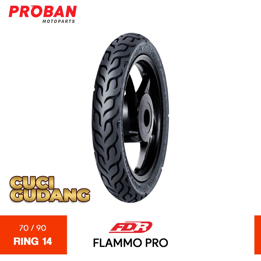 

FDR TT FLEMMO PRO 70/90-14 CUCI GUDANG Ban Motor Tubetype