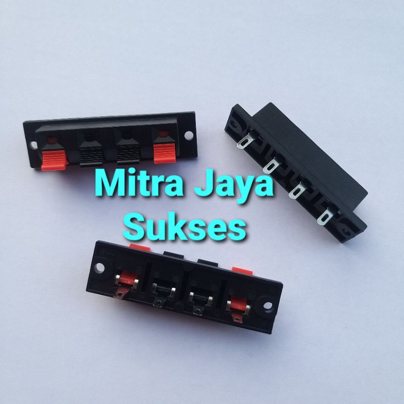 Terminal Kabel Speaker Jepit 4 Pin