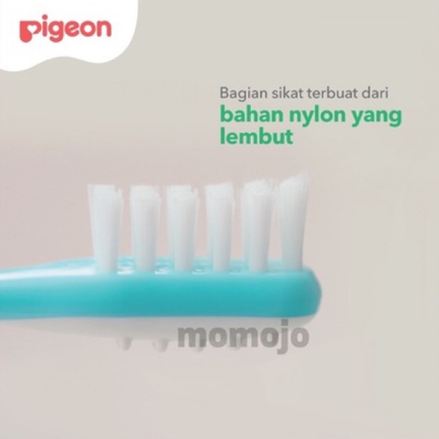 PIGEON Training Toothbrush Lesson 1 / 2 / 3 / Set 123 Tooth Brush Sikat Gigi Bayi Anak untuk 6-8m | 8-12m l 12m+