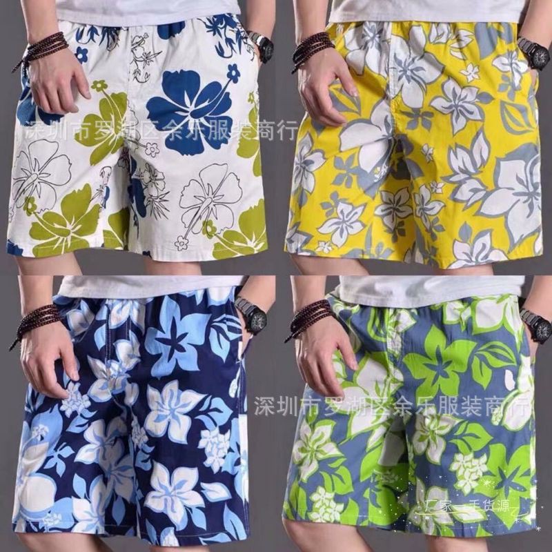 Celana Pendek Boxer Katun Pria dan Wanita / Boxer Pantai / Celana Pantai