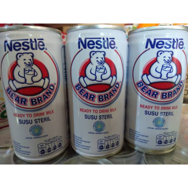 

Susu murni bear brand 189ml kaleng