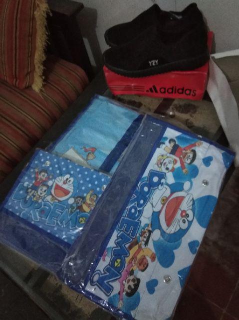 1 Set Rak Sepatu+rak Tas+rak Jilbab Gantung Karakter Full Resleting