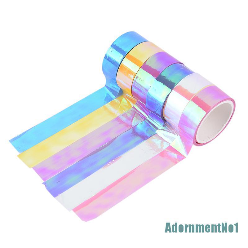 (AdornmentNo1) Tape Glitter Prismatik Hologram Panjang 5m Untuk Dekorasi Senam Ritmik Hoops