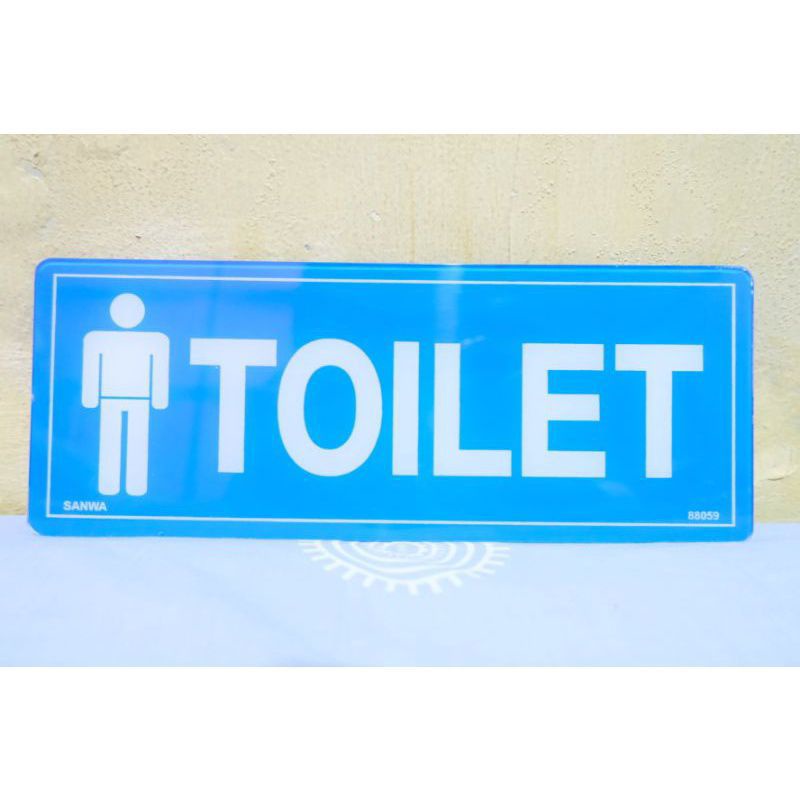 

ACRYLIC SIGN TOILET || PAPAN TULIS AKRILIK TOILET
