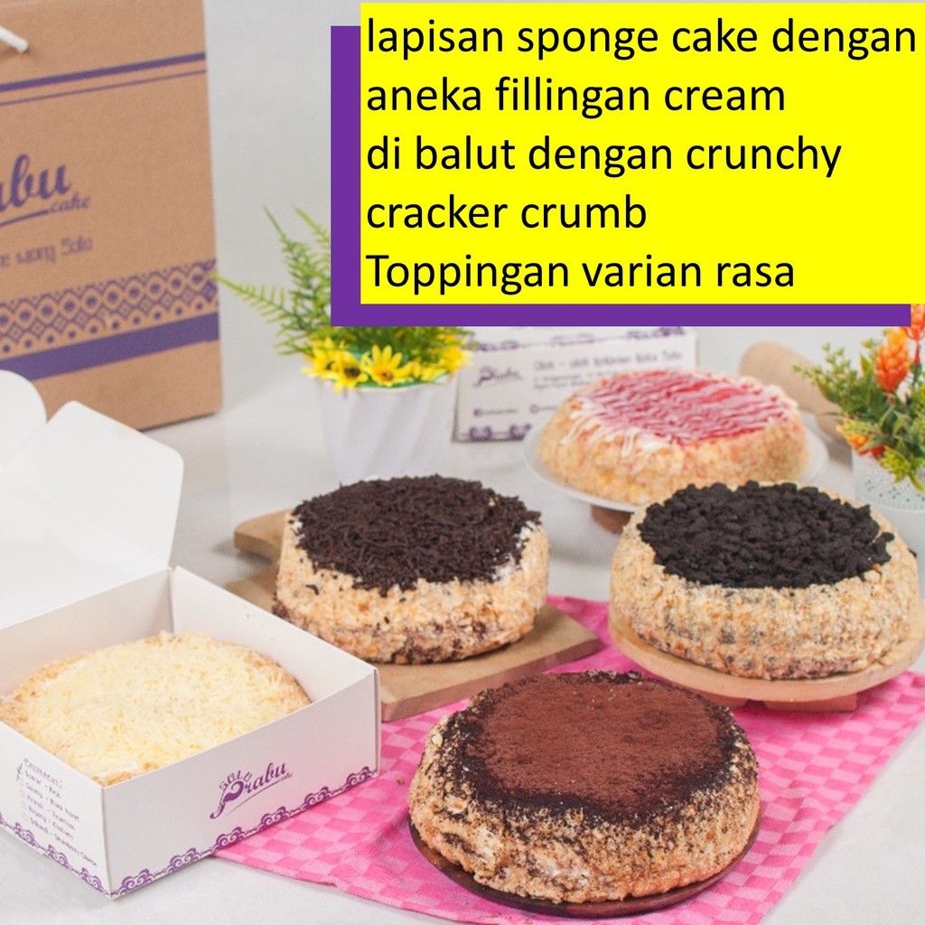 

❗SALEℵ Roti Bakery SOLOPRABU ^ Bolu Panggang | Roti Lapis - Kue Bolu Cake Kekinian Artis Solo