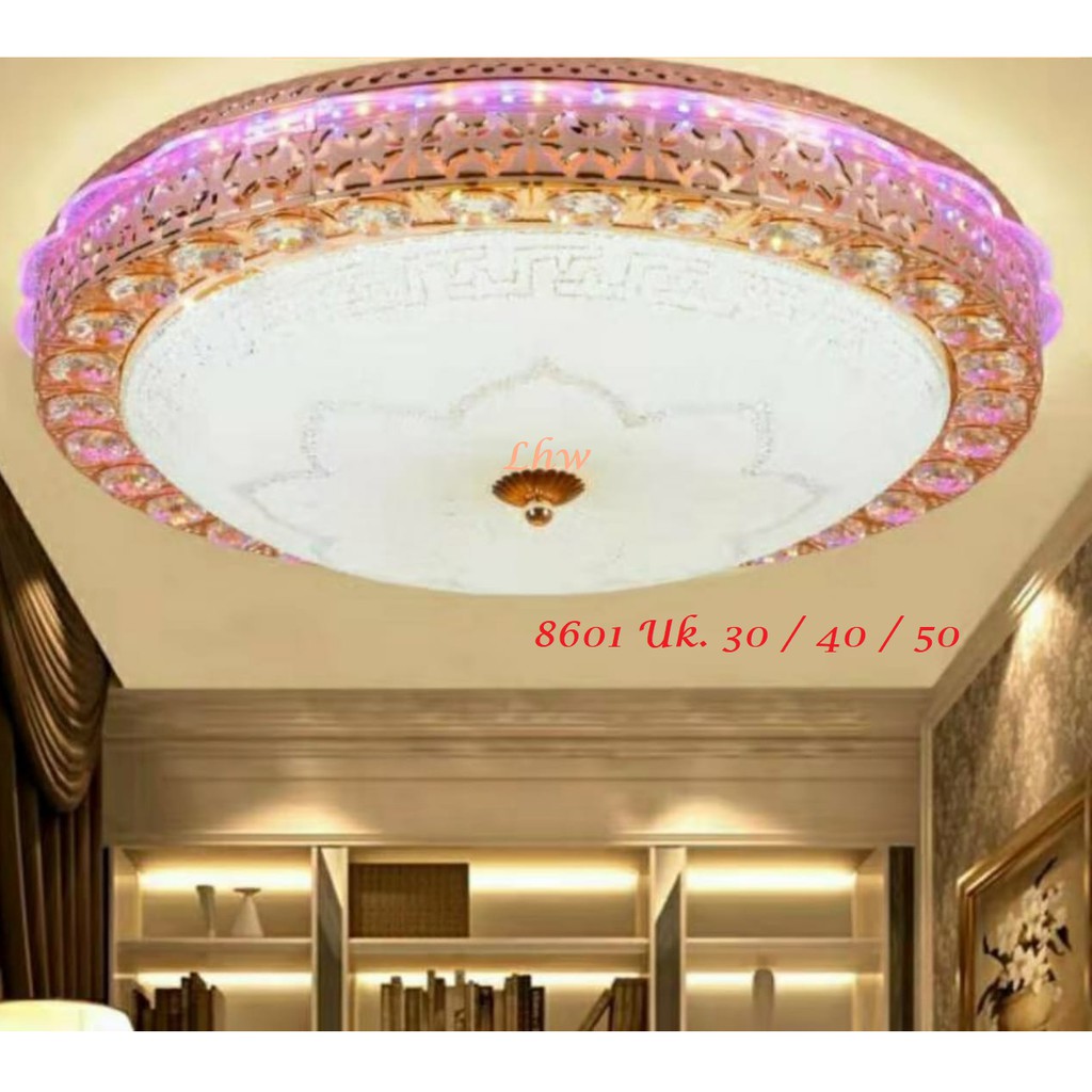 Lampu hias plafon ceiling led rumah 8601 uk. 40cm dekorasi teras, ruang tidur, ruang tamu, makan
