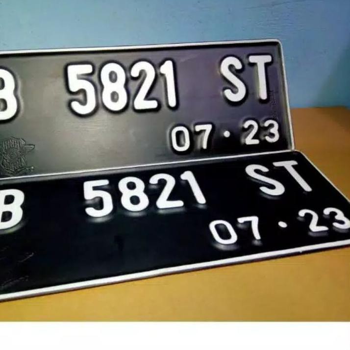 Terbaik plat nomer motor standar / variasi plat nomer motor .. .. ..