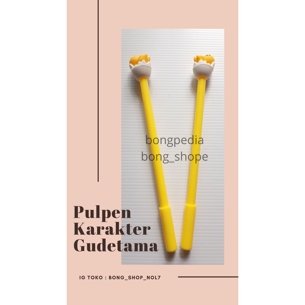 

Pulpen Lucu Karakter Gudetama|Pen Lucu Karater Gudetama|Ballpoint Lucu Gudetama