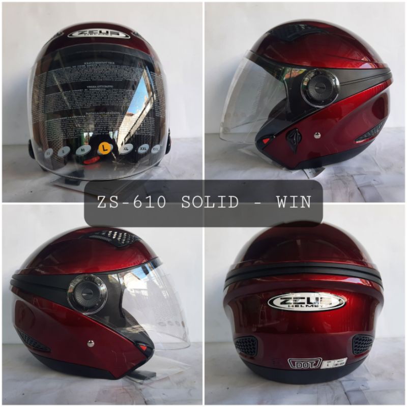 HELM ZEUS ZS - 610 SOLID WINE