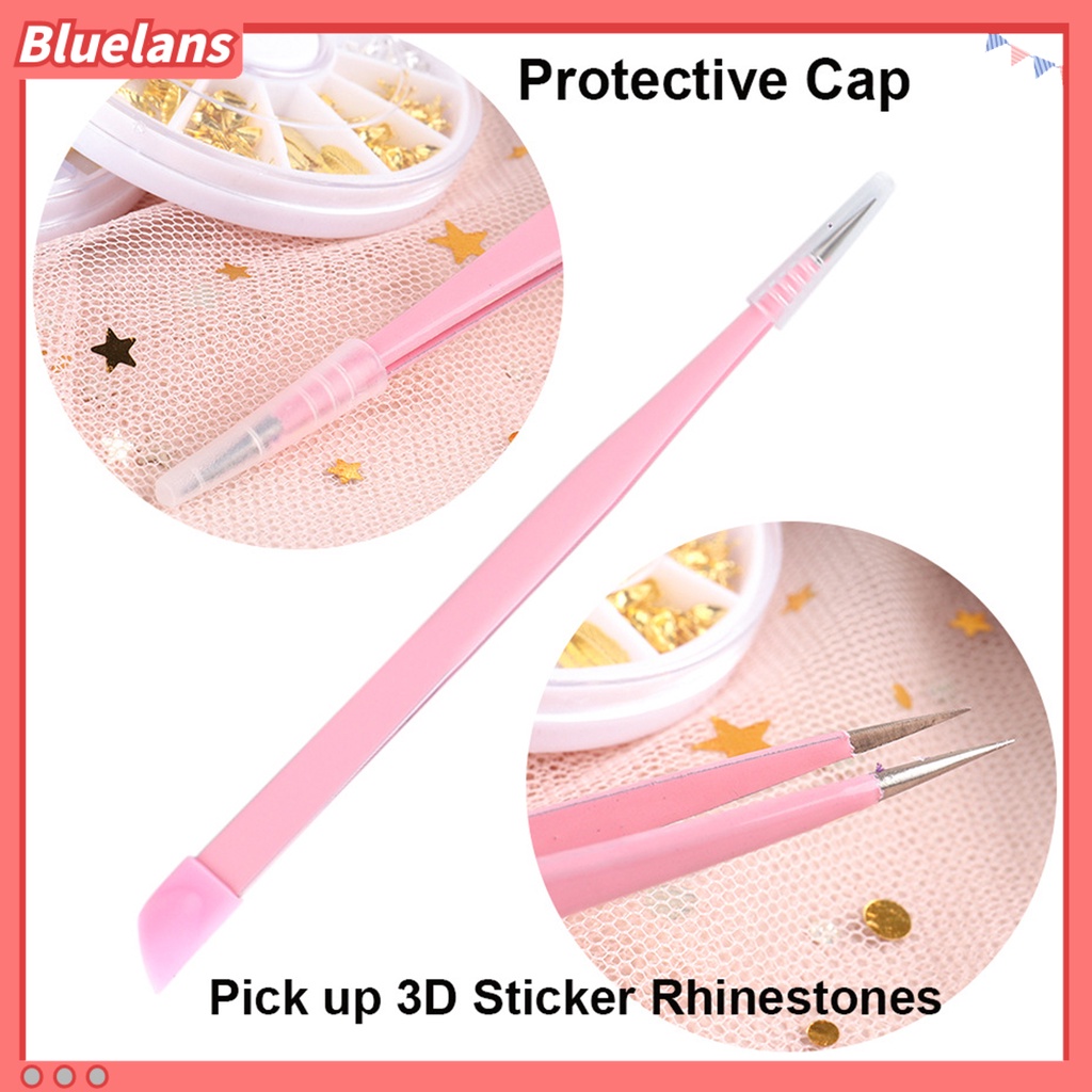 Bluelans Pinset Kuku Kepala Ganda Bahan Stainless Steel Multifungsi Dapat Dilepas Untuk Rumah