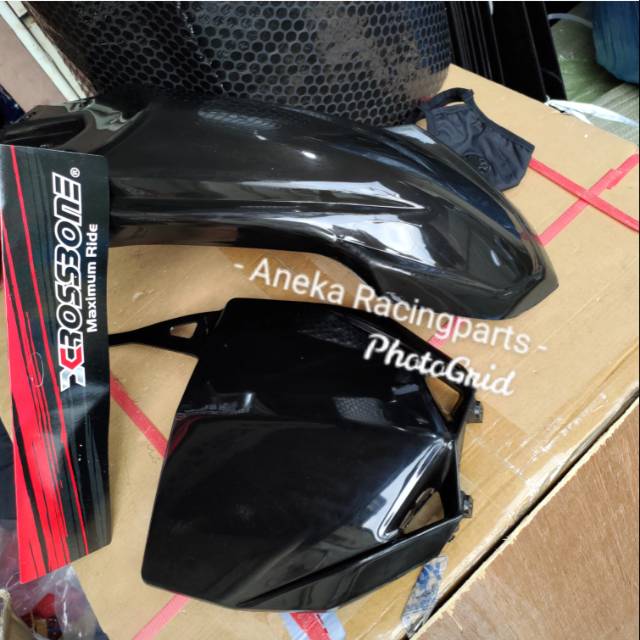 Spakbor depan yz new set papan start xcross bone bahan lentur anti patah / papan nomor yz