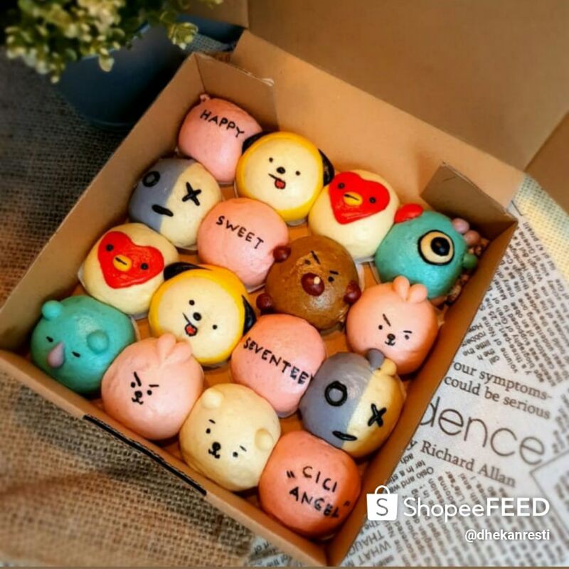 

Bakpo Kartun Bakpau Lucu Bakpao Handmade