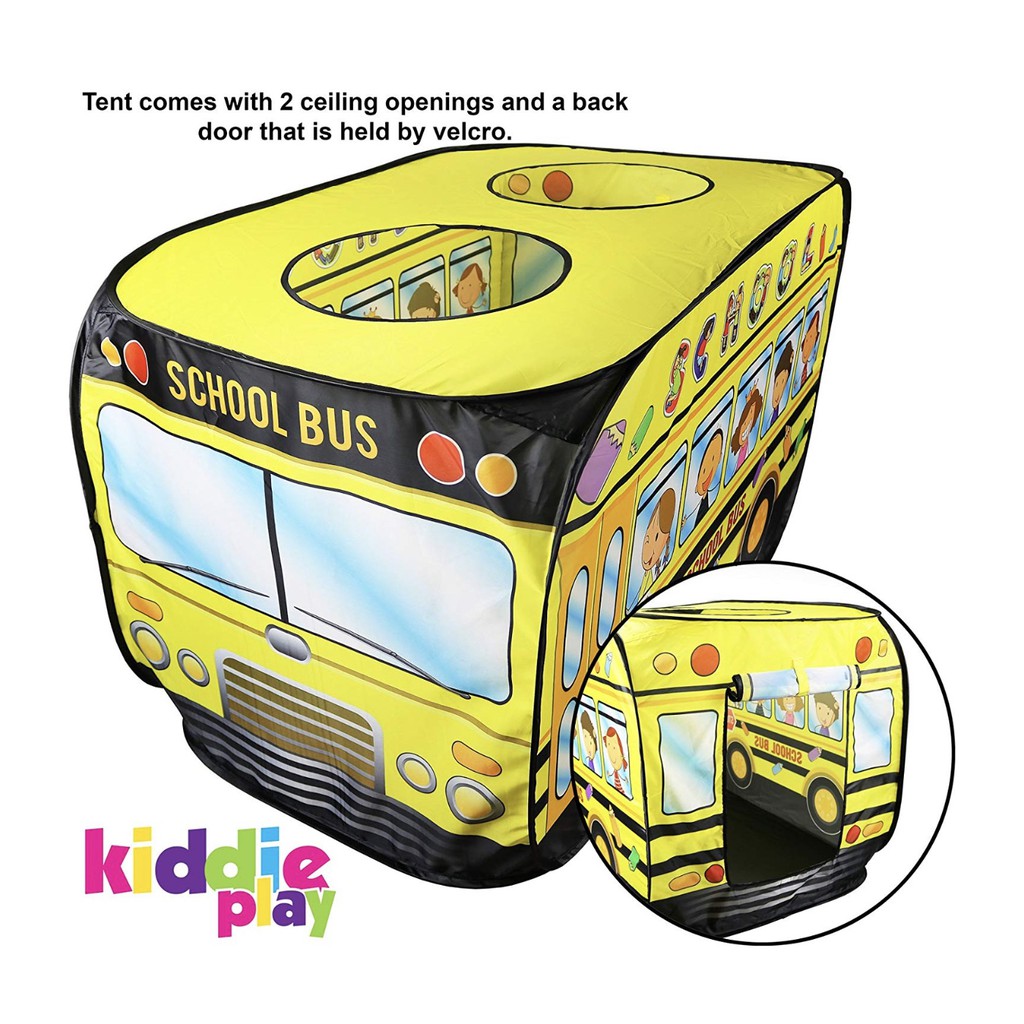 Mainan Tenda Anak Murah Kemping Model Bus Sekolah / School Bus Tent